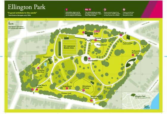 Ellington Park Map